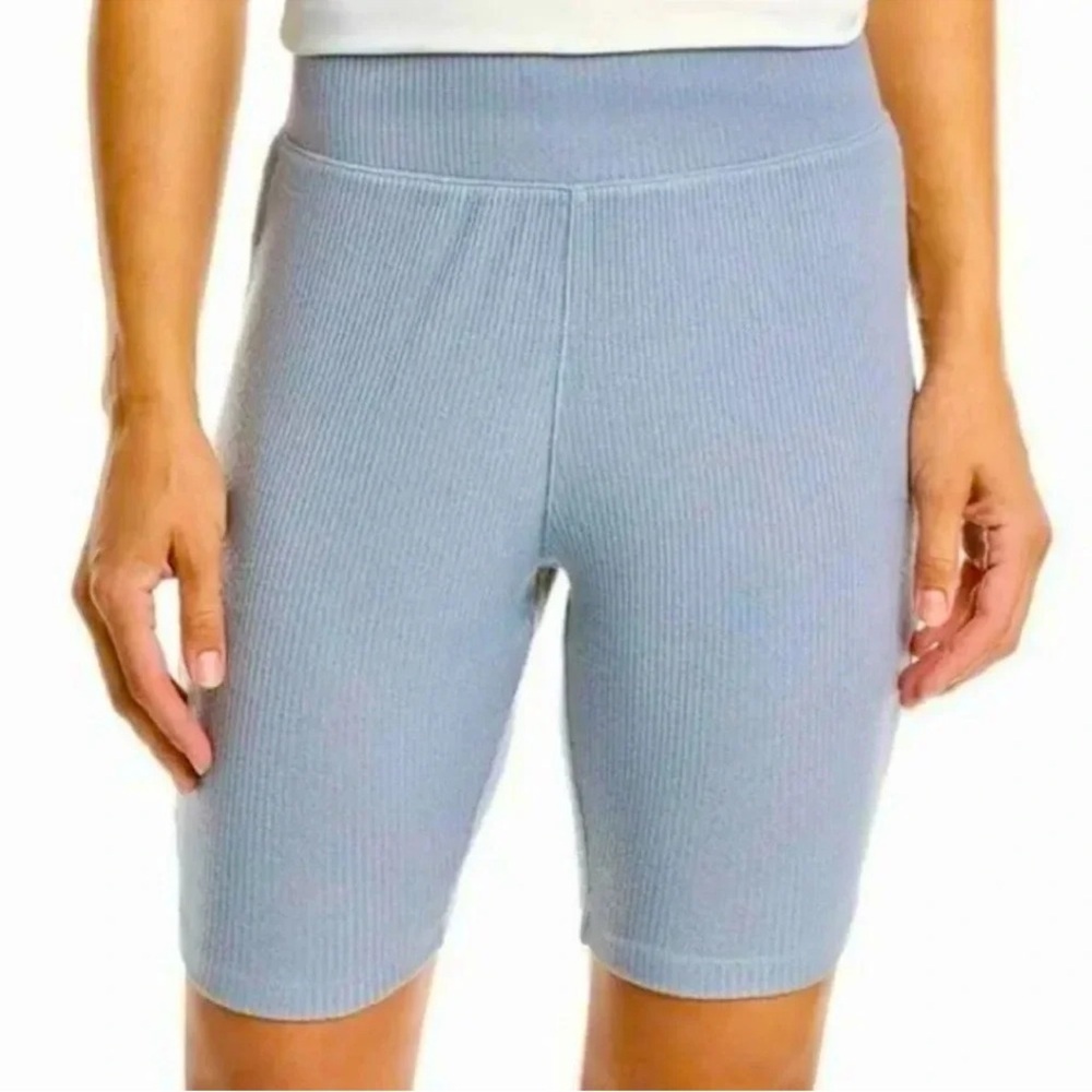 Rag & Bone Ribbed Knit Biker Shorts